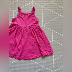 Garanimals|FREE w kids purchase-Baby girl Pink Toddler Tank dress,sleeveless•18M